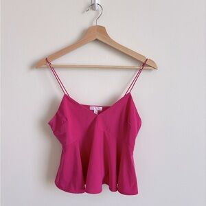 Leith Pink Crop Blouse